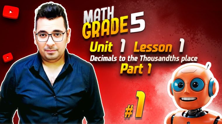 Math Grade 5 Unit 1 - Lesson 1 Decimals to the thousandths place